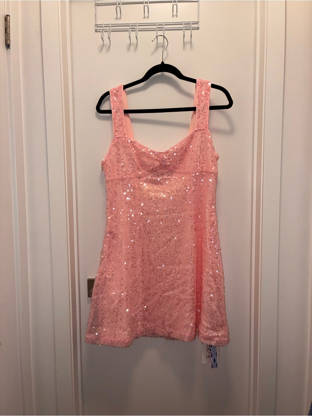 Cider Pink Sequin Mini Dress Size XL